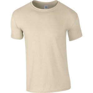 Měkčené tričko Gildan SoftStyle s krátkým rukávem 150g/m Barva: Písková, Velikost: 3XL G64000