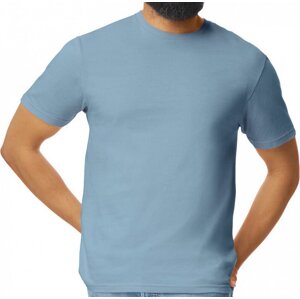 Měkčené tričko Gildan SoftStyle s krátkým rukávem 150g/m Barva: modrá matná, Velikost: 3XL G64000