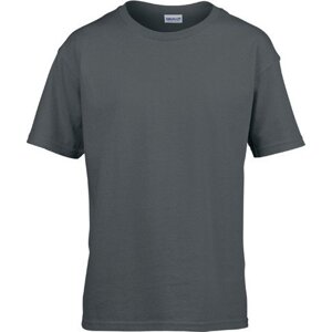 Gildan Dětské bavlněné měkčené tričko Softstyle® 150 g/m Barva: šedá uhlová, Velikost: M (116/134) G64000K