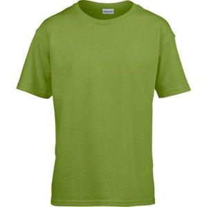 Gildan Dětské bavlněné měkčené tričko Softstyle® 150 g/m Barva: zelená kiwi, Velikost: L (140/152) G64000K