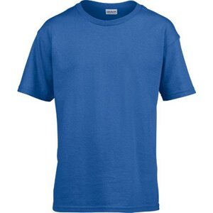 Gildan Dětské bavlněné měkčené tričko Softstyle® 150 g/m Barva: modrá královská, Velikost: L (140/152) G64000K