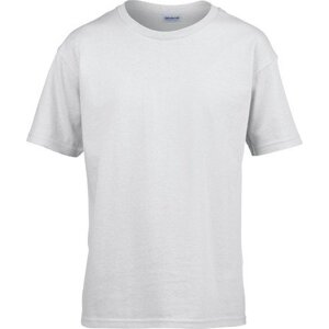 Gildan Dětské bavlněné měkčené tričko Softstyle® 150 g/m Barva: Bílá, Velikost: L (140/152) G64000K