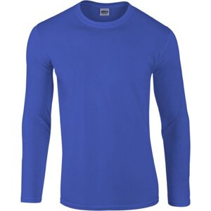 Pánské triko s dlouhým rukávem Gildan SoftStyle 150 g/m Barva: modrá královská, Velikost: L G64400