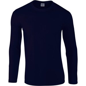 Pánské triko s dlouhým rukávem Gildan SoftStyle 150 g/m Barva: modrá námořní, Velikost: L G64400