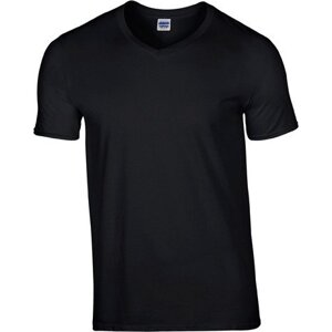 Lehké měkčené tričko pod košili do véčka Gildan SoftStyle 150 g/m Barva: Černá, Velikost: L G64V00