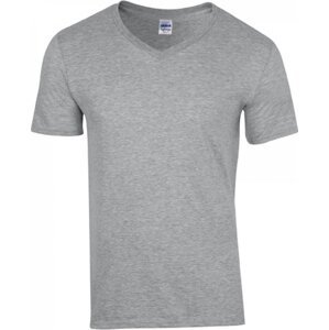 Lehké měkčené tričko pod košili do véčka Gildan SoftStyle 150 g/m Barva: šedá melír, Velikost: M G64V00