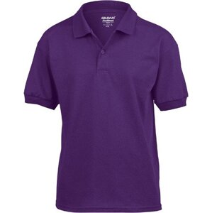 Dětské Jersey polo tričko Gildan Barva: Fialová, Velikost: S (116/128) G8800K
