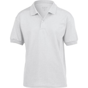 Dětské Jersey polo tričko Gildan Barva: Bílá, Velikost: XL (176) G8800K