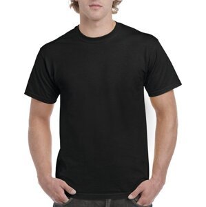 Vysokogramážové bavlněné bezešvé triko Gildan Hammer 200 g/m Barva: Černá, Velikost: M GH000