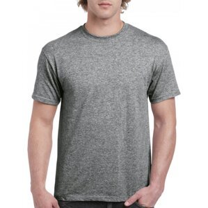 Vysokogramážové bavlněné bezešvé triko Gildan Hammer 200 g/m Barva: šedá grafitová melír, Velikost: L GH000