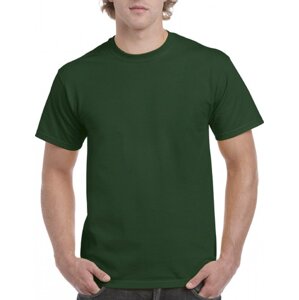 Vysokogramážové bavlněné bezešvé triko Gildan Hammer 200 g/m Barva: zelená tmavá, Velikost: 3XL GH000