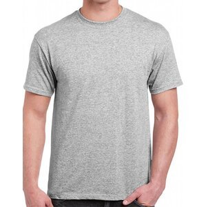 Vysokogramážové bavlněné bezešvé triko Gildan Hammer 200 g/m Barva: šedá melír, Velikost: 3XL GH000