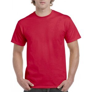 Vysokogramážové bavlněné bezešvé triko Gildan Hammer 200 g/m Barva: Červená, Velikost: L GH000