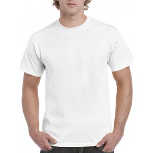 Vysokogramážové bavlněné bezešvé triko Gildan Hammer 200 g/m Barva: Bílá, Velikost: 3XL GH000