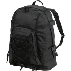 Halfar Sportovní batoh se 2 předními kapsami na zip Barva: Černá, Velikost: 30 x 41 x 14 cm HF0780