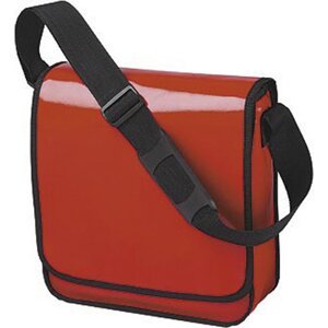 Lesklá taška přes rameno Lorrybag® Eco Halfar 11 l Barva: Červená, Velikost: 32 x 32 x 11 cm HF3928