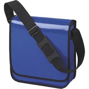 Lesklá taška přes rameno Lorrybag® Eco Halfar 11 l Barva: modrá královská, Velikost: 32 x 32 x 11 cm HF3928