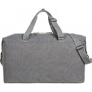 Halfar Cestovní / sportovní taška s obousměrným zipem a kvalitními kovovými detaily, 52 x 28 x 26 cm Barva: Šedá, Velikost: 52 x 28 x 26 cm HF16069