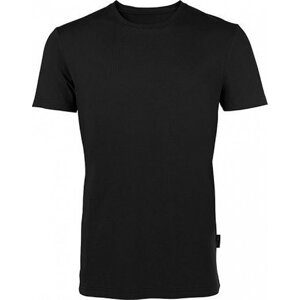 Luxusní pánské tričko z česané organické bavlny HRM 160 g/m Barva: Černá, Velikost: L HRM101