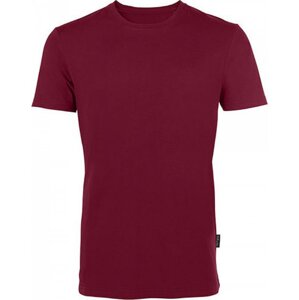 Luxusní pánské tričko z česané organické bavlny HRM 160 g/m Barva: Červená vínová, Velikost: L HRM101