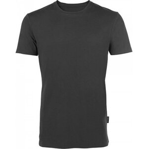 Luxusní pánské tričko z česané organické bavlny HRM 160 g/m Barva: šedá tmavá, Velikost: 3XL HRM101