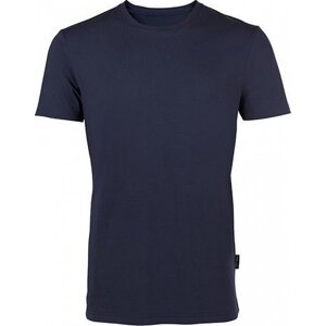 Luxusní pánské tričko z česané organické bavlny HRM 160 g/m Barva: modrá námořní, Velikost: 3XL HRM101