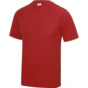 Just Cool Sportovní tričko Cool se speciální funkční texturou Neoteric Barva: červená ohnivá, Velikost: 3XL JC001