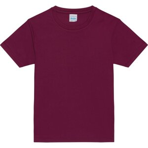Just Cool Dětské tričko z funkčního materiálu Neoteric™ Barva: Červená vínová, Velikost: 9/11 (L) JC001J
