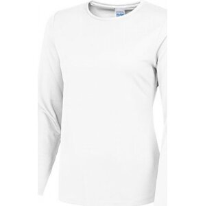 Just Cool Dámské (dívčí) sportovní tričko Cool T s dlouhým rukávem Barva: Bílá, Velikost: L JC012