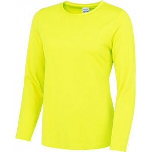 Just Cool Dámské (dívčí) sportovní tričko Cool T s dlouhým rukávem Barva: Žlutá, Velikost: L JC012