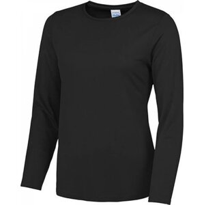 Just Cool Dámské (dívčí) sportovní tričko Cool T s dlouhým rukávem Barva: Černá, Velikost: L JC012