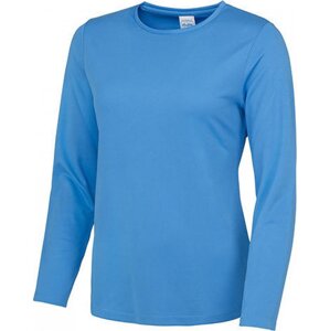 Just Cool Dámské (dívčí) sportovní tričko Cool T s dlouhým rukávem Barva: modrá safírová, Velikost: L JC012
