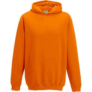 Just Hoods Dětská klokánka s dvojitou kapucí 80% bavlna Barva: Oranžová, Velikost: 5/6 (S) JH001K