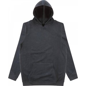 Just Hoods Dětská klokánka s dvojitou kapucí 80% bavlna Barva: šedá (solid), Velikost: 1/2 (XXS) JH001K