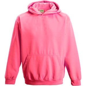 Dětská zářivá mikina Just Hoods Barva: růžová electric, Velikost: 3/4 (XS) JH004K