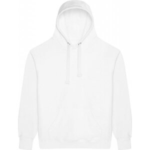 Vysokogramážová unisex mikina klokanka Just Hoods s kapucí 330 g/m Barva: Bílá, Velikost: L JH101