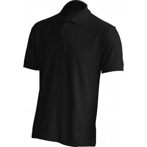 JHK Pánská bavlněná piqué polokošile v rovném střihu Barva: Černá, Velikost: 3XL JHK510
