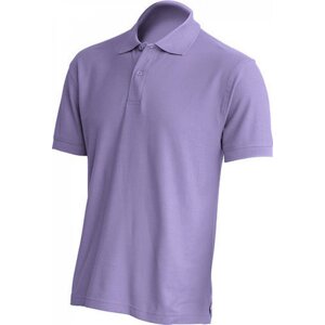 JHK Pánská bavlněná piqué polokošile v rovném střihu Barva: fialová levandulová, Velikost: XL JHK510