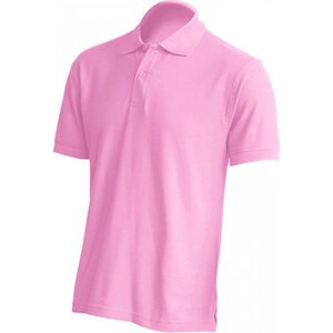JHK Pánská bavlněná piqué polokošile v rovném střihu Barva: Růžová, Velikost: XL JHK510