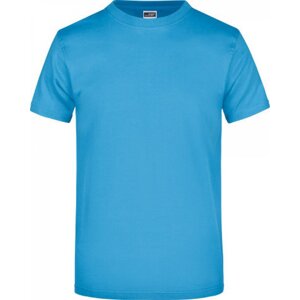 James & Nicholson Pánské základní triko ve vysoké gramáži 180 g/m bez bočních švů Barva: modrá blankytná, Velikost: 3XL JN002