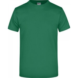 James & Nicholson Pánské základní triko ve vysoké gramáži 180 g/m bez bočních švů Barva: zelená tmavá, Velikost: 3XL JN002