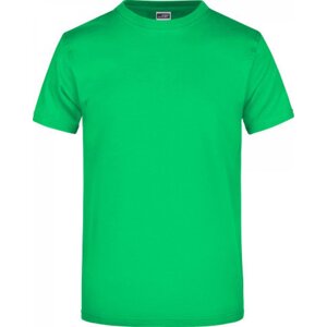 James & Nicholson Pánské základní triko ve vysoké gramáži 180 g/m bez bočních švů Barva: Zelená, Velikost: L JN002