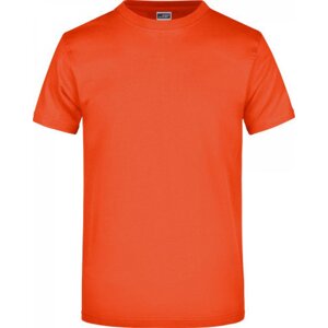 James & Nicholson Pánské základní triko ve vysoké gramáži 180 g/m bez bočních švů Barva: červená granátová, Velikost: L JN002