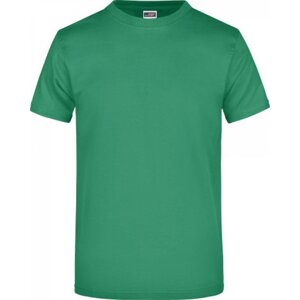 James & Nicholson Pánské základní triko ve vysoké gramáži 180 g/m bez bočních švů Barva: zelená irská, Velikost: 3XL JN002