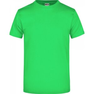 James & Nicholson Pánské základní triko ve vysoké gramáži 180 g/m bez bočních švů Barva: Limetková zelená, Velikost: L JN002