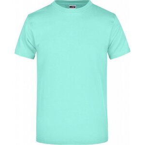 James & Nicholson Pánské základní triko ve vysoké gramáži 180 g/m bez bočních švů Barva: zelená mátová, Velikost: 3XL JN002