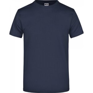 James & Nicholson Pánské základní triko ve vysoké gramáži 180 g/m bez bočních švů Barva: modrá námořní, Velikost: 5XL JN002