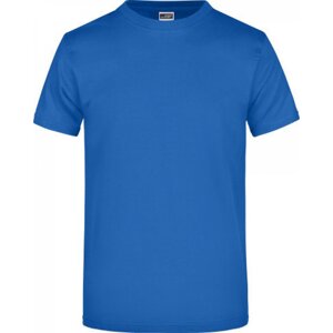 James & Nicholson Pánské základní triko ve vysoké gramáži 180 g/m bez bočních švů Barva: modrá královská, Velikost: 5XL JN002
