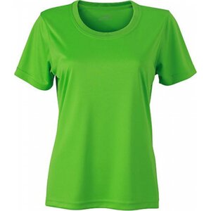 James & Nicholson Dámské funkční triko pro sport a volný čas Barva: Limetková zelená, Velikost: 3XL JN357