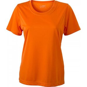 James & Nicholson Dámské funkční triko pro sport a volný čas Barva: Oranžová, Velikost: 3XL JN357